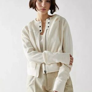 Free People Mason Full Zip Up Hoodie